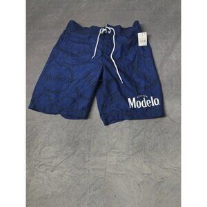 New w Tags, Modelo Mens Blue Swim Shorts Swimming Trunks, Size Small. HL44